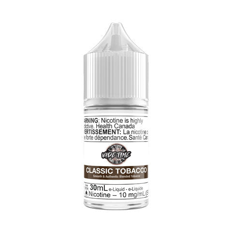 Classic Tobacco Nic Salt E-Juice Vape Time Classic Tobacco Nic Salt E-Juice Vape Time